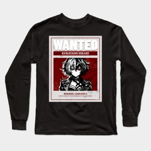 Anime Wanted Long Sleeve T-Shirt